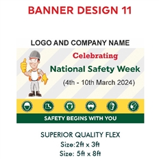 National Safety Week Construction Banner 