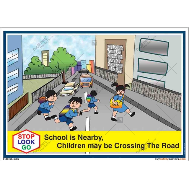 Road Safety For Children Posters