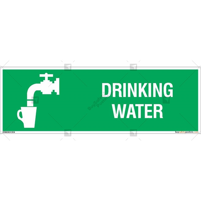 Danger Non Potable Water, Do Not Use For Drinking Sign - Foto 10