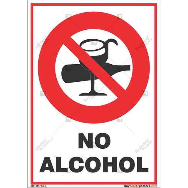 Prohibition Of Alcohol Signs