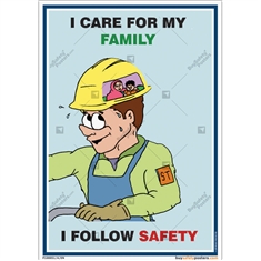 Safety-posters-in-English-Safety-first-poster