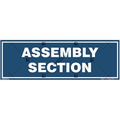 Assembly-Section-Identification-Board in Rectangle