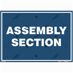 Assembly-Section-Identification-Board in Landscape