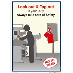 Lockout-Machine-safety-posters-Workplace-safety-at-buysafetyposters.com