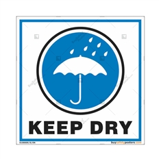 Keep Dry Signs in Square