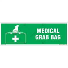 Medical First Aid Kit Sign in Rectangle