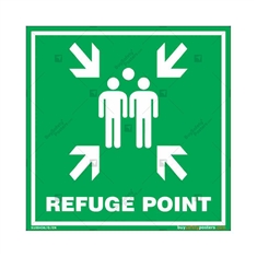Refuge Point Sign in Square
