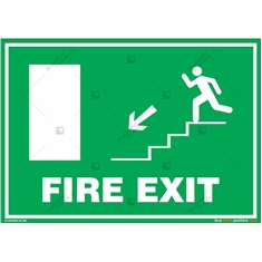 Fire Exit Signs in Landscape