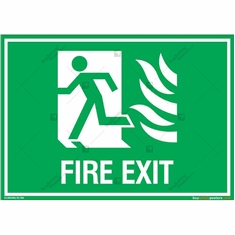 First Exit Sign in Landscape