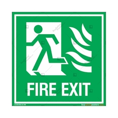 First Exit Sign in Square