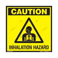 Inhalation Hazard Sign in Square