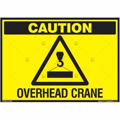 Overhead Crane Sign in landscape