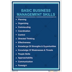 Business-Management-Skills-Poster in Portrait