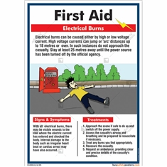 Electrical Burn First Aid Chart
