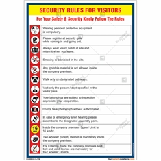 Visitor Security Rules