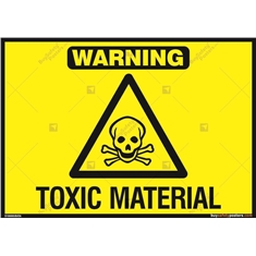 Toxic Material Sign
