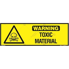 Toxic Material Sign