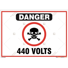 440 Volts Sign