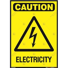 Electricity Safety Sign