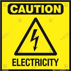 Electricity Safety Sign