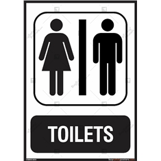 Toilets Sign