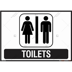 Toilets Sign