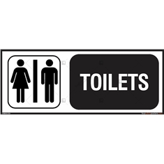 Toilets Sign