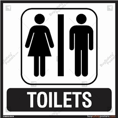 Toilets Sign