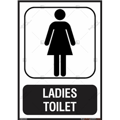 Ladies Toilet Sign