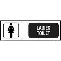 Ladies Toilet Sign