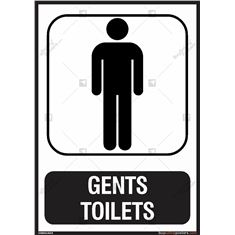Gents Toilets Sign