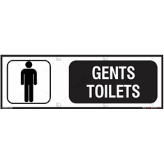 Gents Toilets Sign