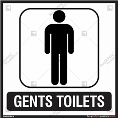 Gents Toilets Sign 