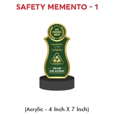 Safe Workmen Award Memento