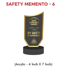 Congratulations Safety Trophy