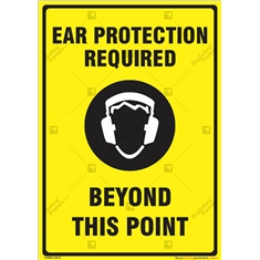 Hearing Protection Required Signs