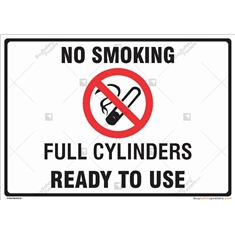Full Cylinders Ready to use Sign