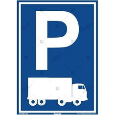Truck Parking Sign