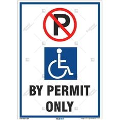 Disabled Permit Parking Sign