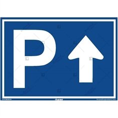 Parking Ahead Display- Parking Sign in Landscape