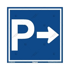 Parking To The Right Display- Square