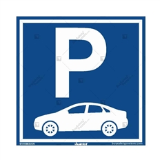 Vehicle Parking Sign- Square