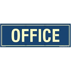 Office Auto Glow Signboard in Rectangle