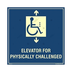Elevator for Physically Auto Glow Sign in Square