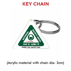 National Safety Week Logo Keychain 