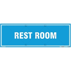 Rest-Room-Area-Identification-Board in Rectangle