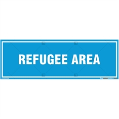 Refugee-Area-Identification-Board in Rectangle