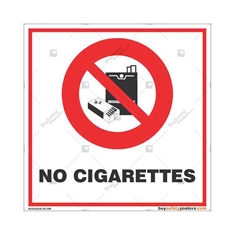 Cigarettes-Prohibition-Sign in Square