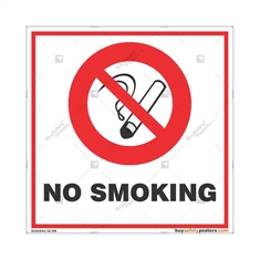 Smoking-Prohibited-Display-Sign in Square