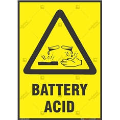 Battery Acid Sign